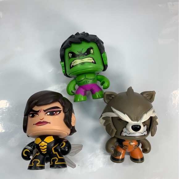 Mighty Mugs- Marvel Action Figures- Hulk,Wasps and Rocket the Racoon - Picture 3 of 4